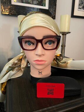 Ferragamo Burgundy Optical Frames NWOT | Made in Italy | Case & Card